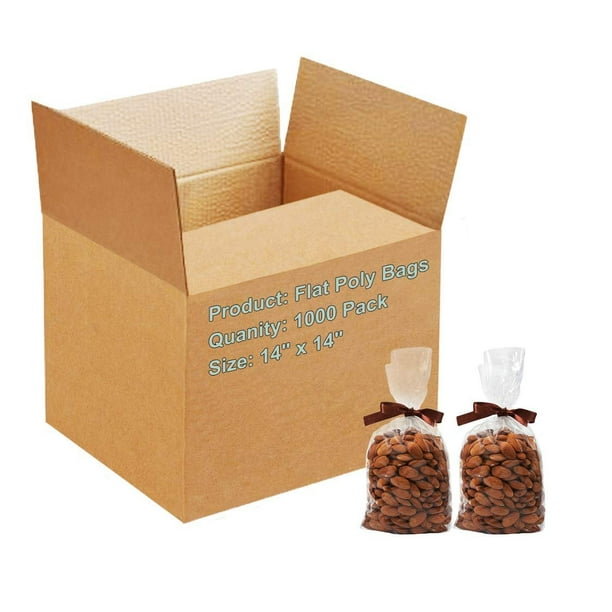 Storage 1.5 Mil Case of 1000 Parts and More Gifts Packaging Aviditi 10 x 18 Flat Open Top Clear Plastic Poly Bags for Party Favors 